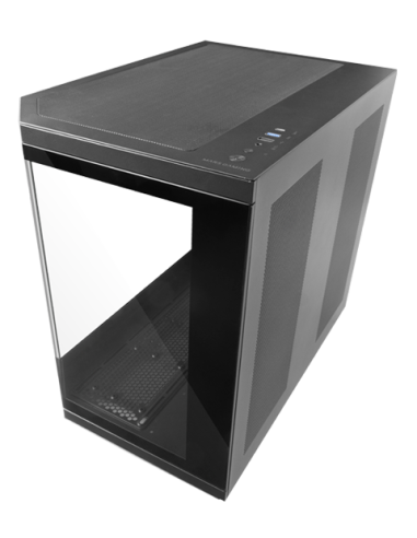 mars gaming case mc3tcore triplo vetro temperato fino al 10 ventole nero